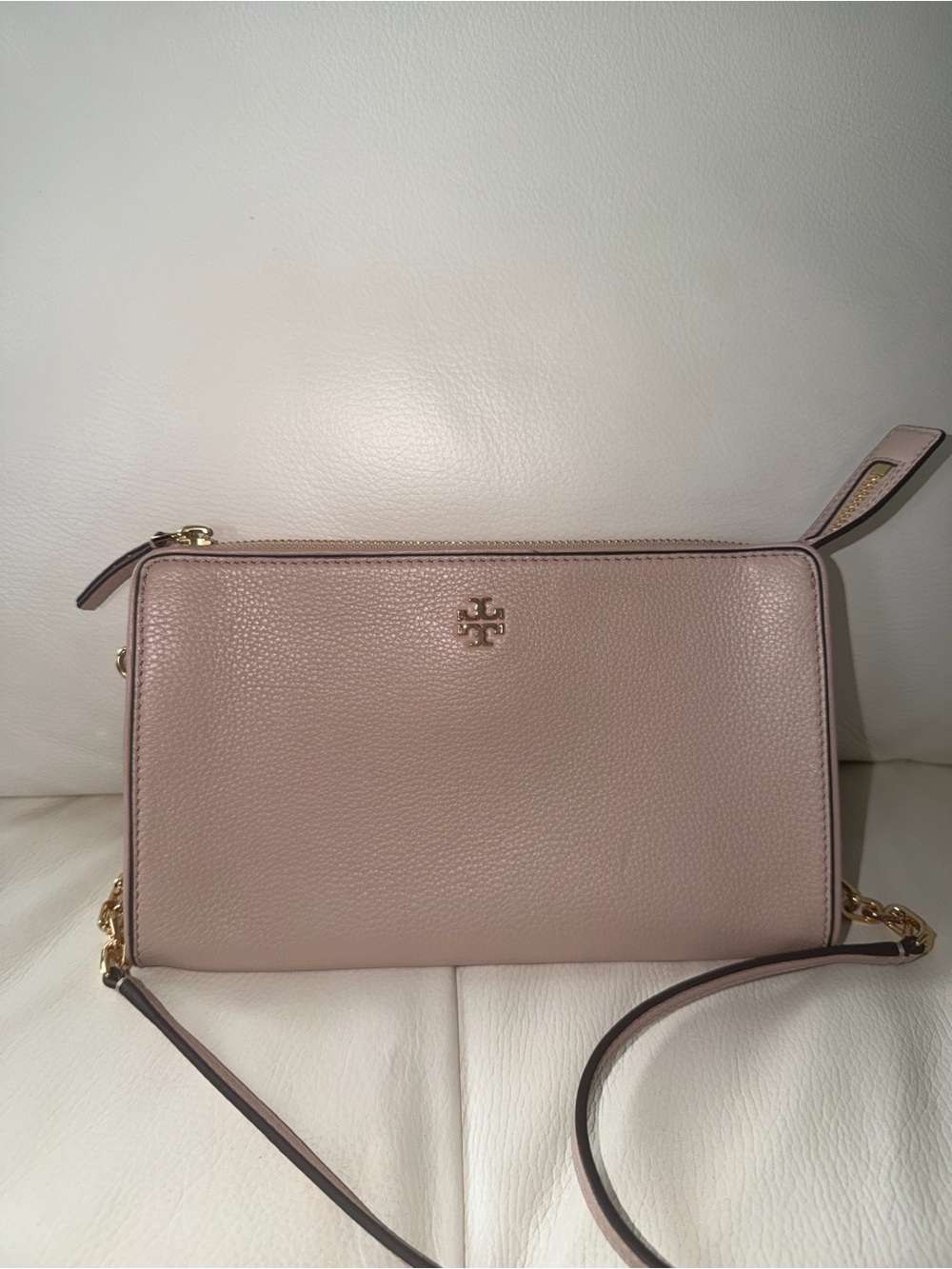 Tory Burch Kira Leather Wallet Crossbody Bag